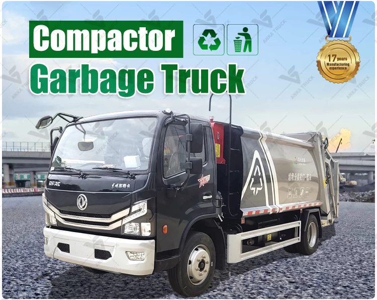 DONGFENG 10CBM Waste Truck for Township Dustbins