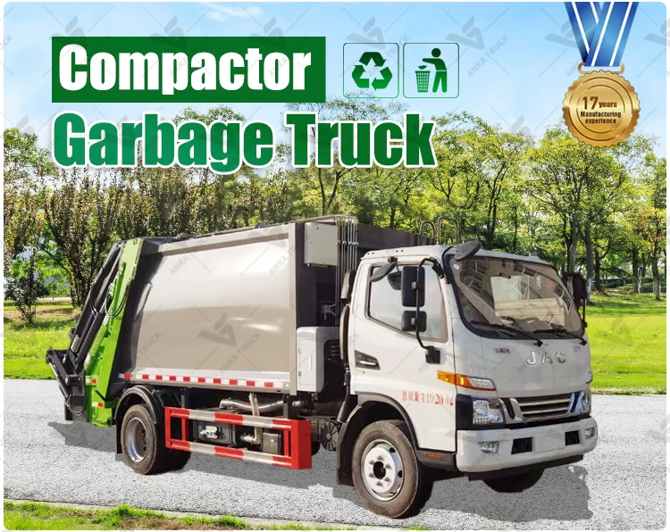 JAC 10CBM Refuse Truck for University Campuses