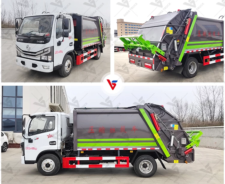 DONGFENG 7CBM Refuse Truck for Downtown Streets