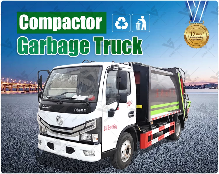 DONGFENG 7CBM Refuse Truck for Downtown Streets