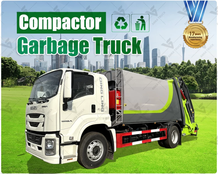 ISUZU 8CBM Refuse Truck for Roadside Clean-Up