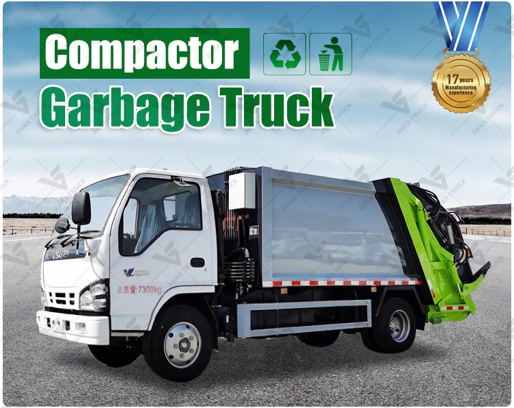ISUZU 6CBM Waste Truck for School Campuses