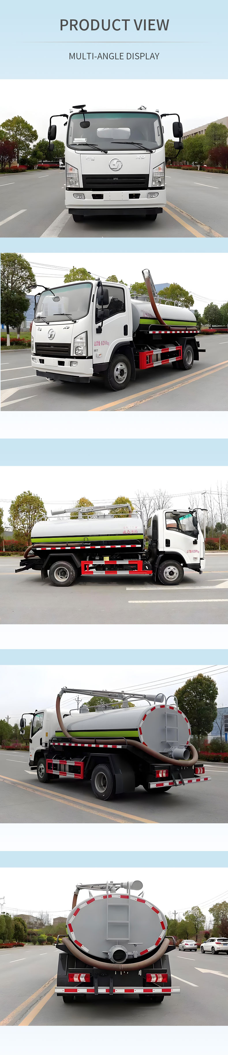  Shacman Fecal Septic Suction Truck 12000L for Sale Product  Pictures