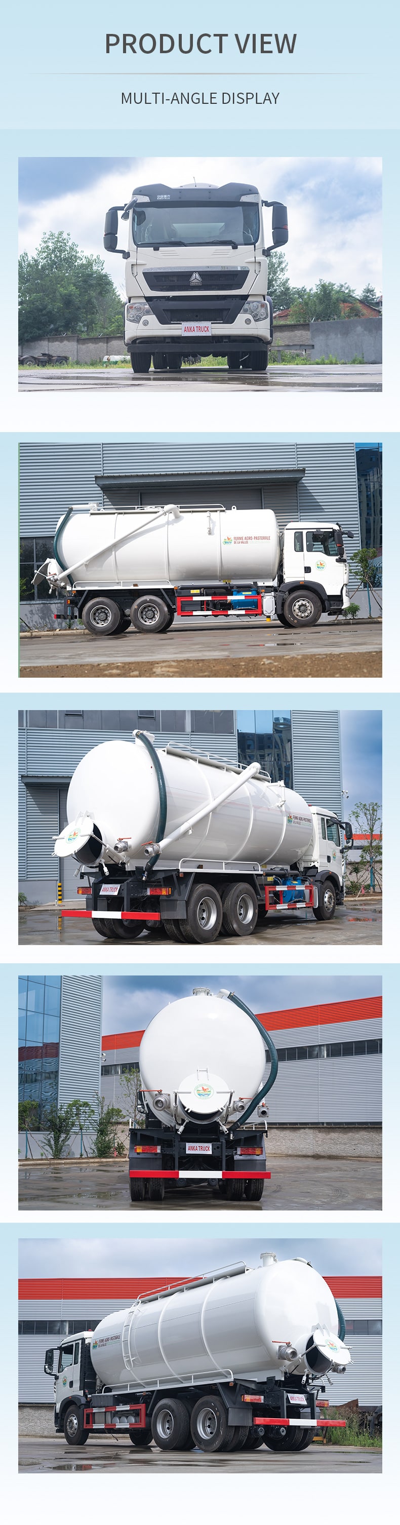  Sinotruk 24 Tons High-Pressure Cleaning Suction Truck Sewer Product  Pictures