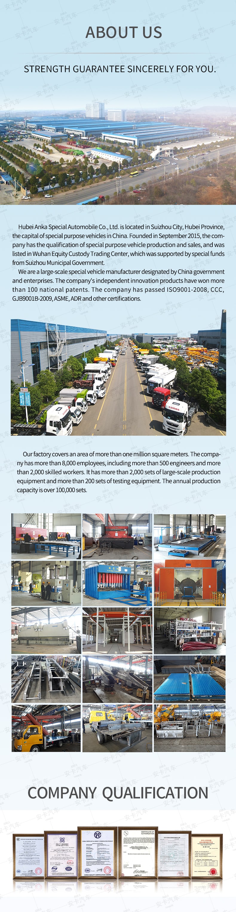  FAW 21m Hydraulic Straight Arm Aerial Lift Platform Truck Company Introduction