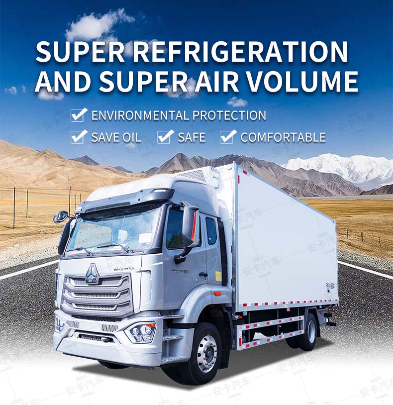  Sinotruk HOWO Freezer Box Truck Light duty 6.8m For Sale Detailed Diagram