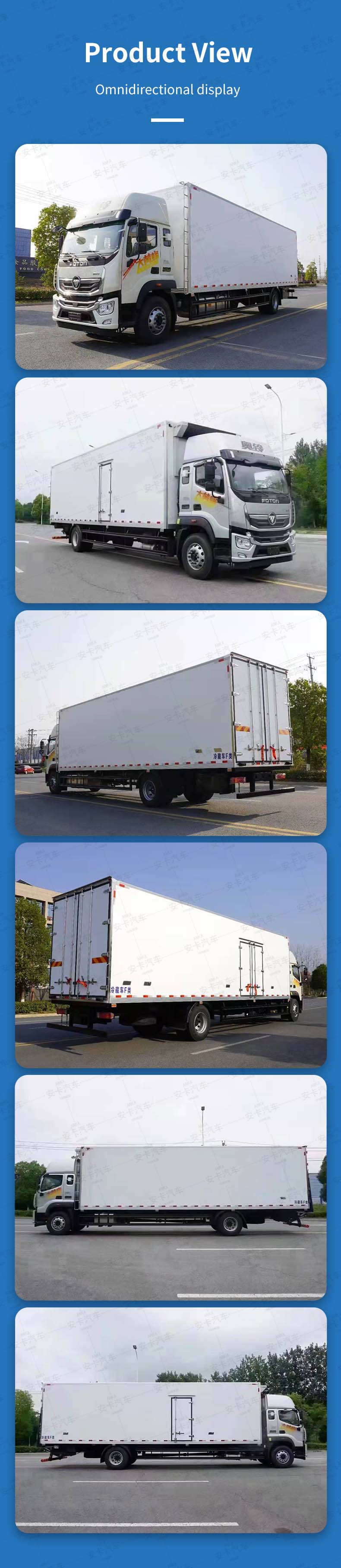  Foton 9.6m 10 ton Refrigerated Van And Truck For Sale Product  Pictures
