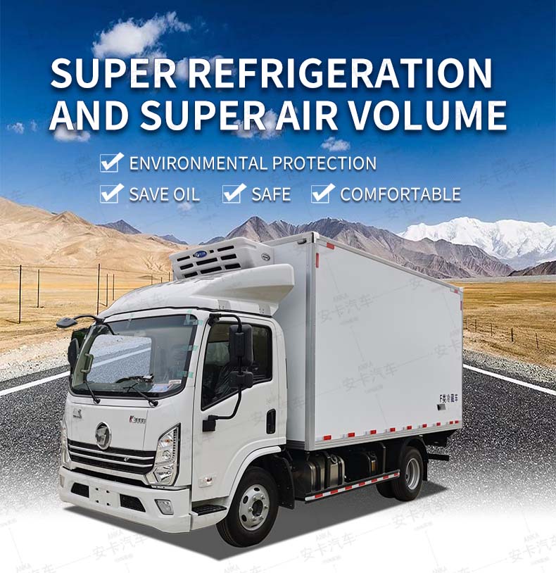  Shacman 3ton Van Box Truck Refrigerator Truck Detailed Diagram