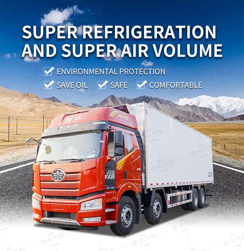  Faw 9.6m  Drive Type Refrigerated Cold Van Truck For Sales Detailed Diagram