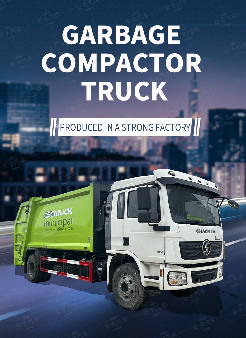  SHACMAN 14CBM 4 x2 Rubbish Conpressing Truck for Sale Detailed Diagram