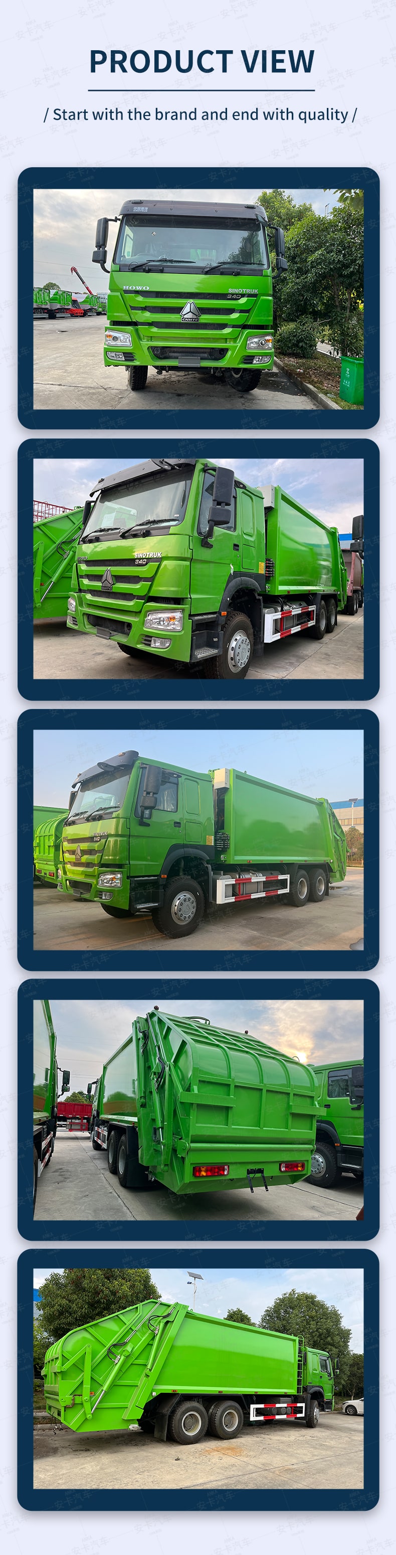  SINOTRUCK HOWO 18 CBM Compactor Garbage Truck 6 x 4 for Sale Product  Pictures