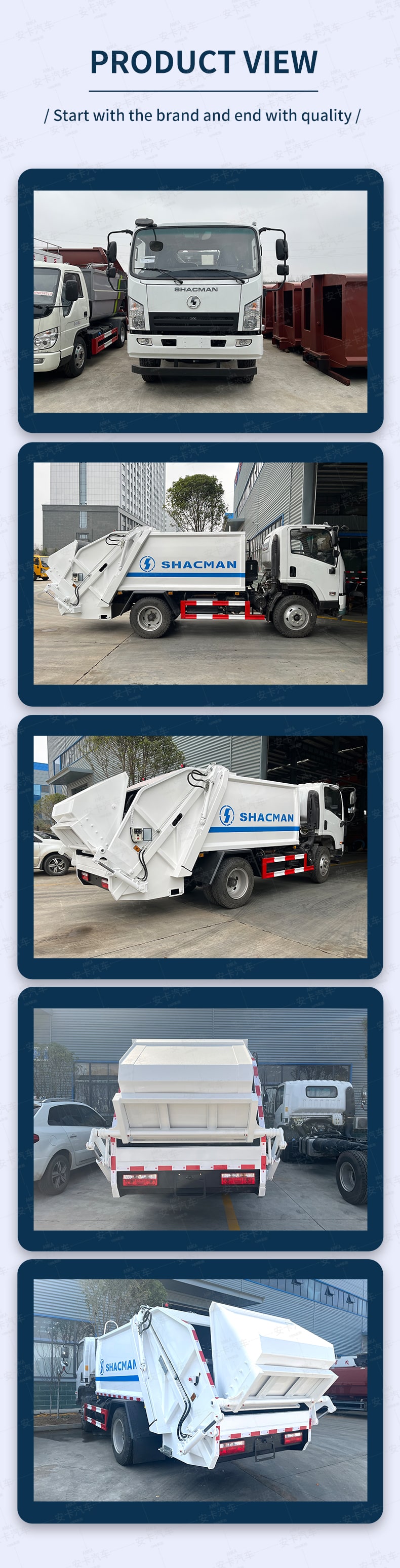  SHACMAN 6 CBM Small 4 x2 Rubbish Conpressing Truck for Sale Product  Pictures