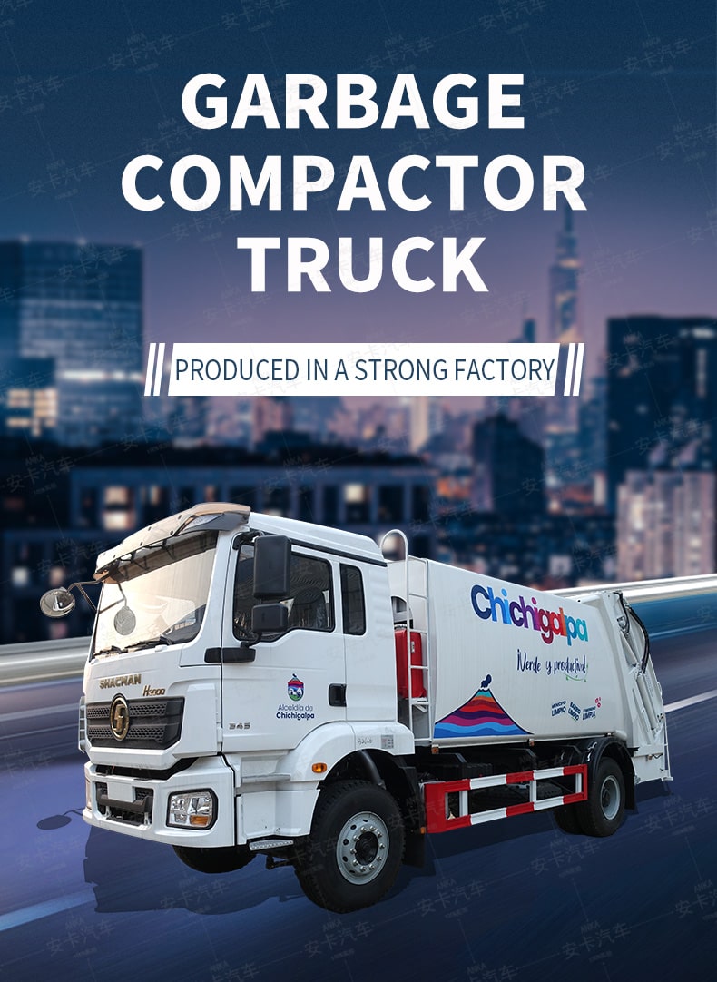  SHACMAN 14 CBM Waste Compactor Truck for Sale Detailed Diagram