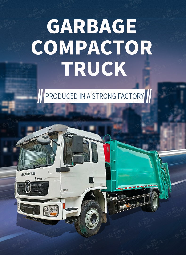  SHACMAN 12 CBM Garbage Compressing Transport Truck Price Detailed Diagram