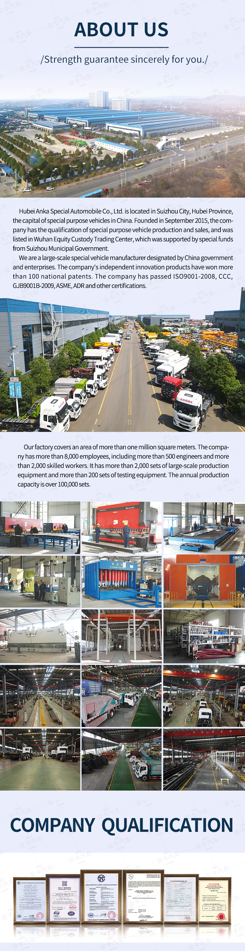  SHACMAN 14 CBM Waste Compactor Truck for Sale Company Introduction