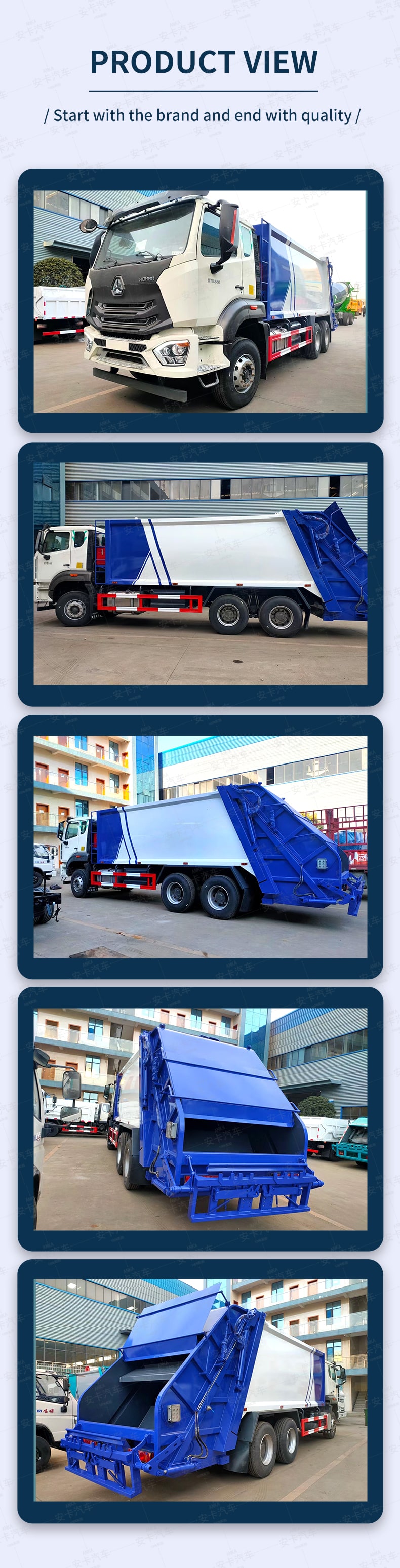  Sinotruck New or Used 20 CBM Garbage Compactor Truck Price Product  Pictures