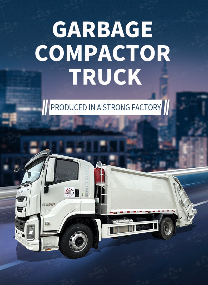  Janpan Brand 4 X 2 15 CBM Compactor Garbage Truck Detailed Diagram