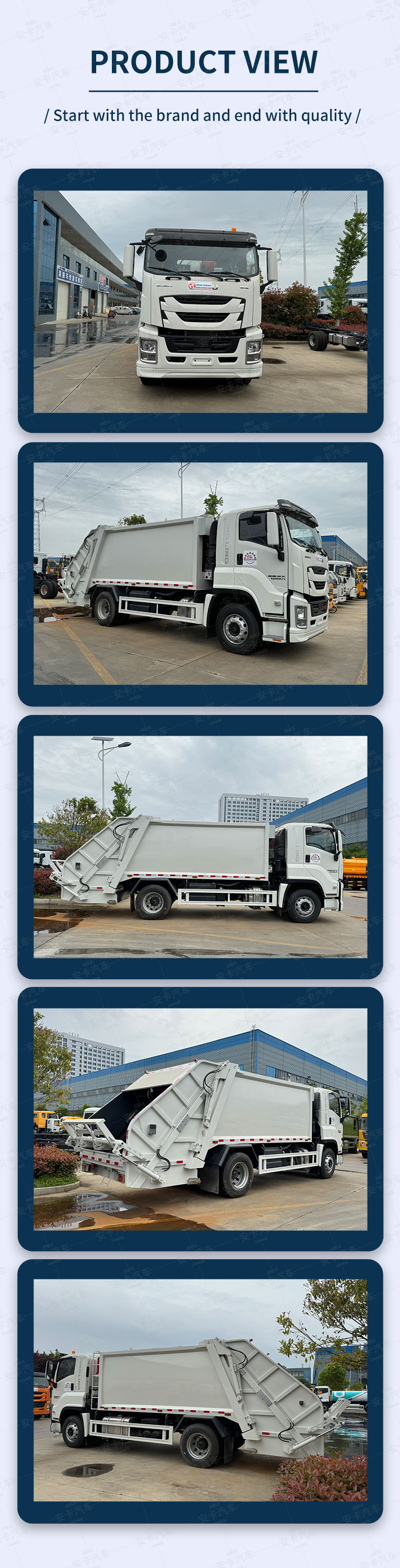  Janpan Brand 4 X 2 15 CBM Compactor Garbage Truck Product  Pictures