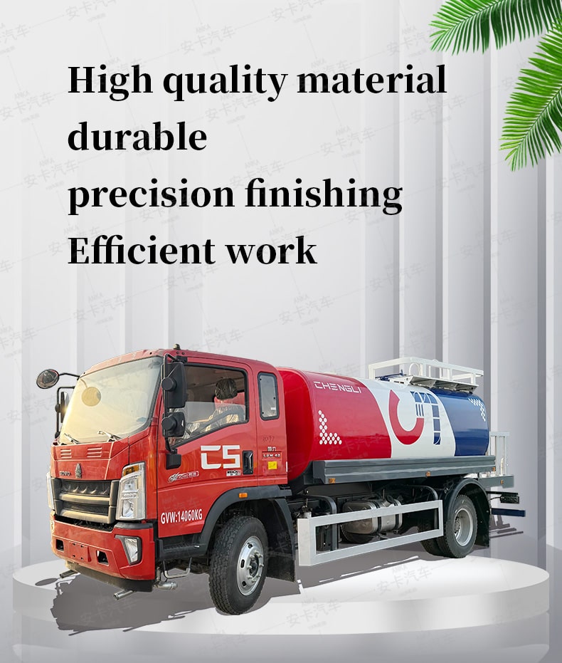 SINOTRUK HOWO 9000 liter 2400 gallon watering cart price Detailed Diagram