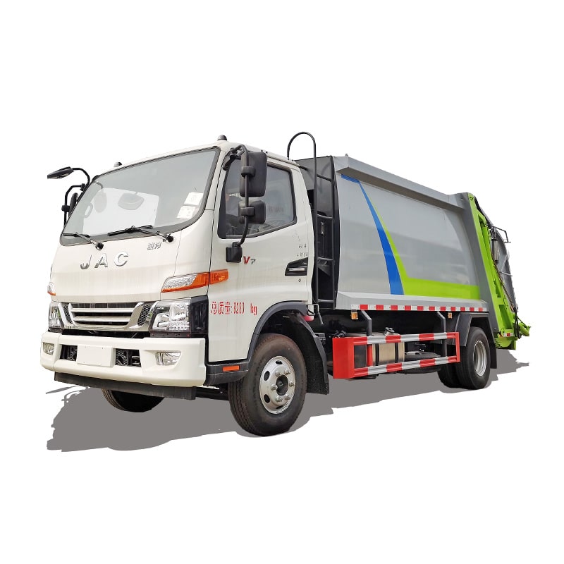 JAC 8m3 4*2 compressed garbage truck for garbage collect thumbnail