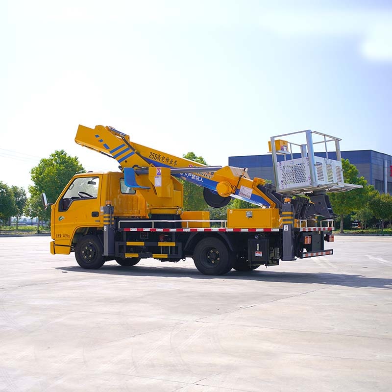 ISUZU 18m truck mounted crane Aerial Working Platform Front Side View