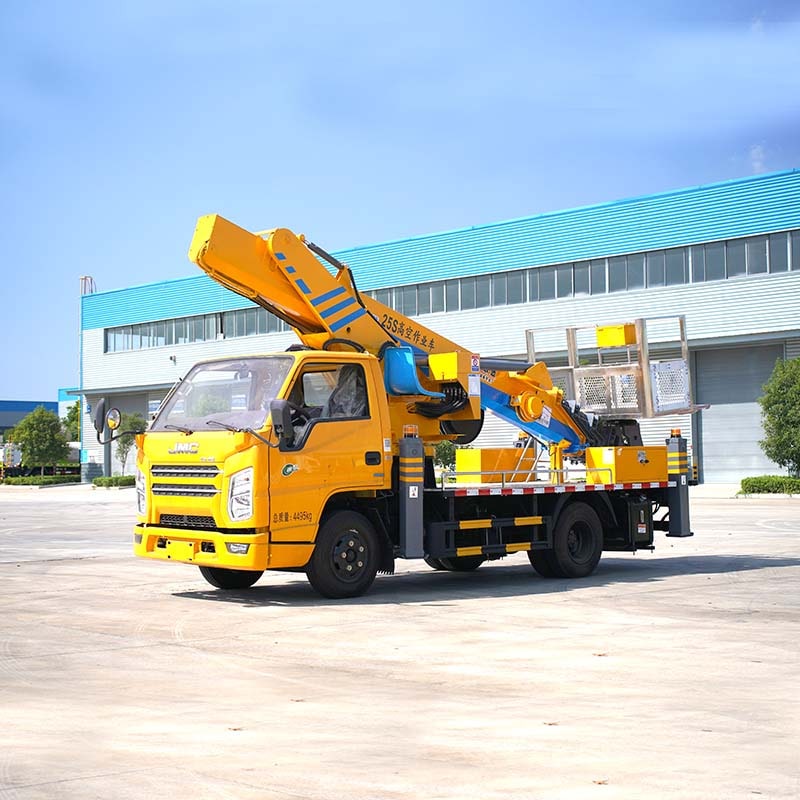ISUZU 18m truck mounted crane Aerial Working Platform Oblique Front View