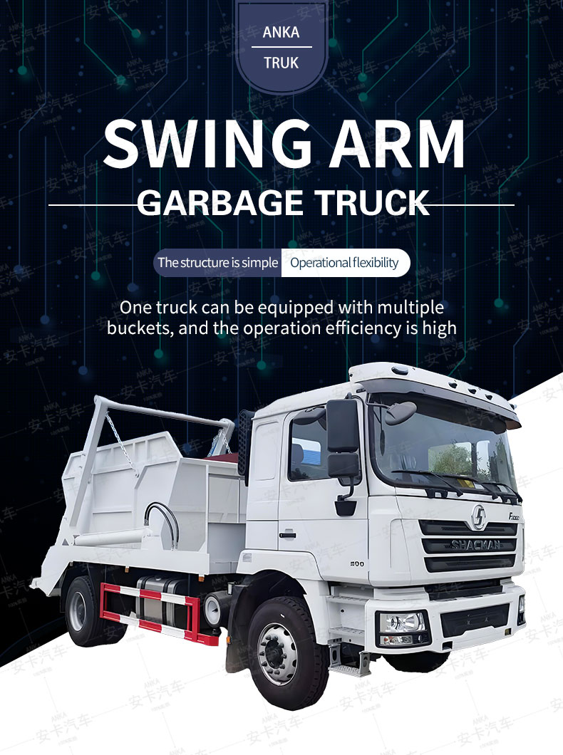  JAC 6CBM 8CBM Hydraulic Arm Roll Skip Loader Garbage Truck Detailed Diagram