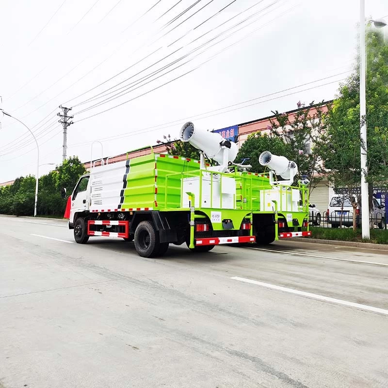 JMC 4*2 5tons spray truck sprinkler truck water tank truck Oblique Back Plot