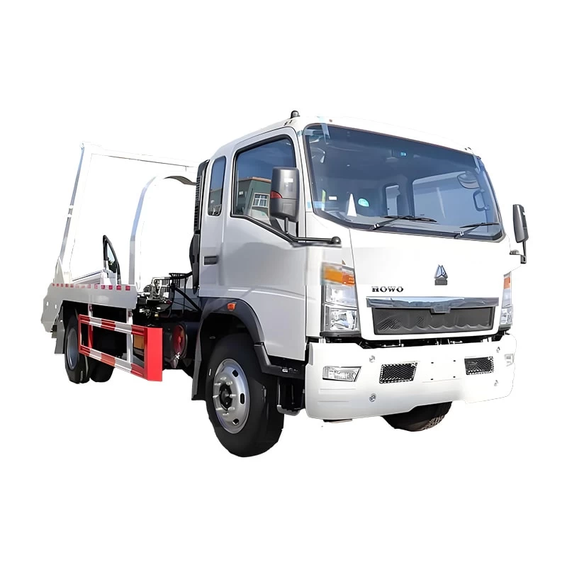 New or used Howo 7CBM Swing Arm Skip Loader Garbage Truck Thumbnail