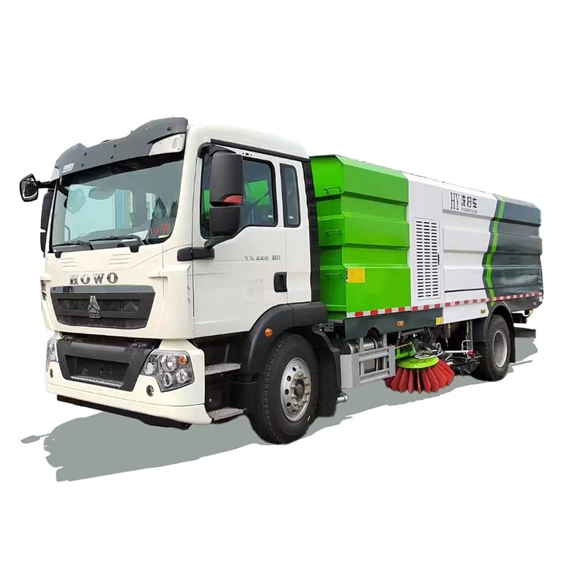 SINOTRUK 4*2 new or used road sweeper truck price Thumbnail 
 