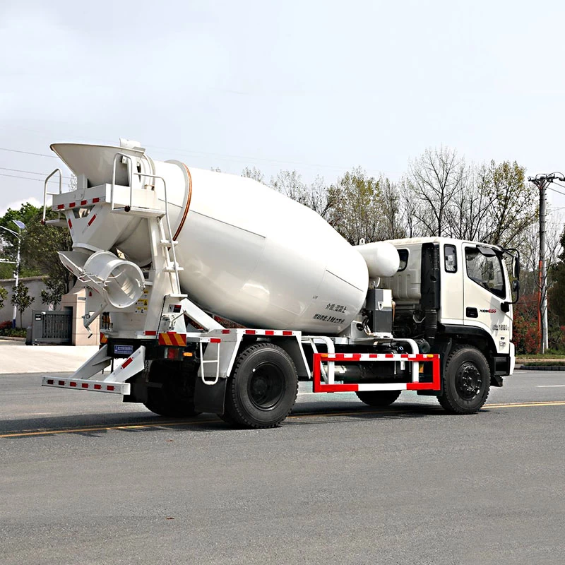 FOTON 4 cubic meters small concrete mixer truck for sale Oblique Back Plot
