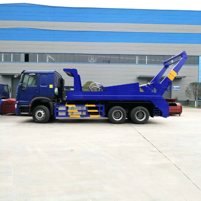 SINOTRUCK HOWO 20/18 CBM Swing Arm Garbage Collection Truck Front Side View

