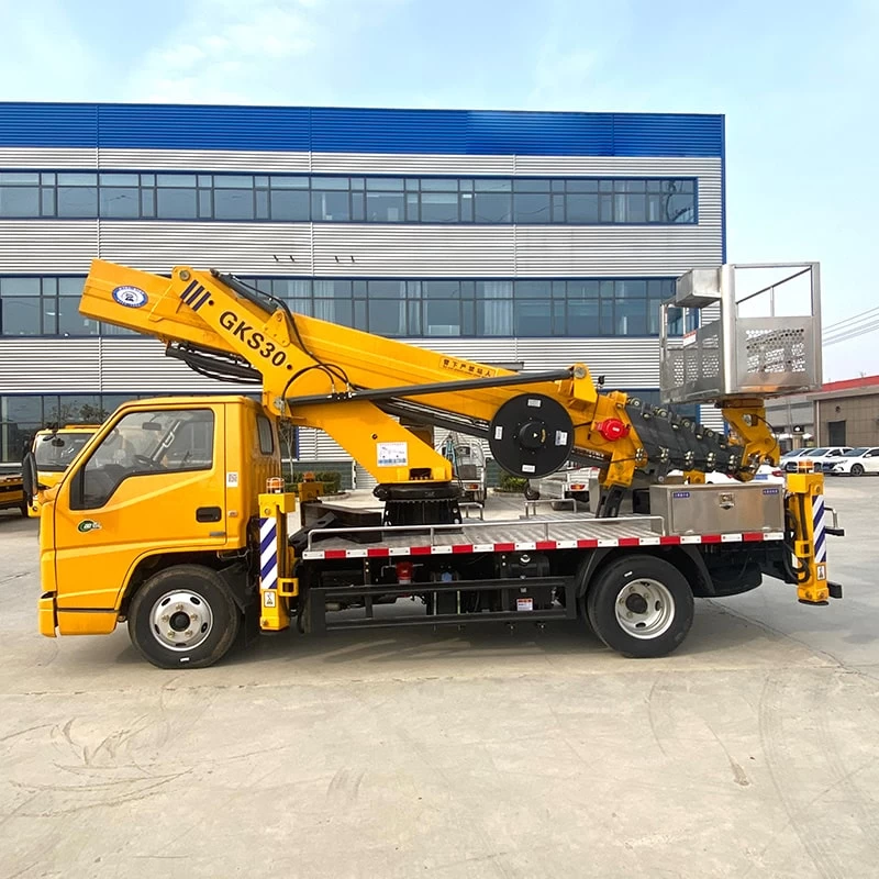 JMC 4*2 high altitude operation truck for sale Front Side View
