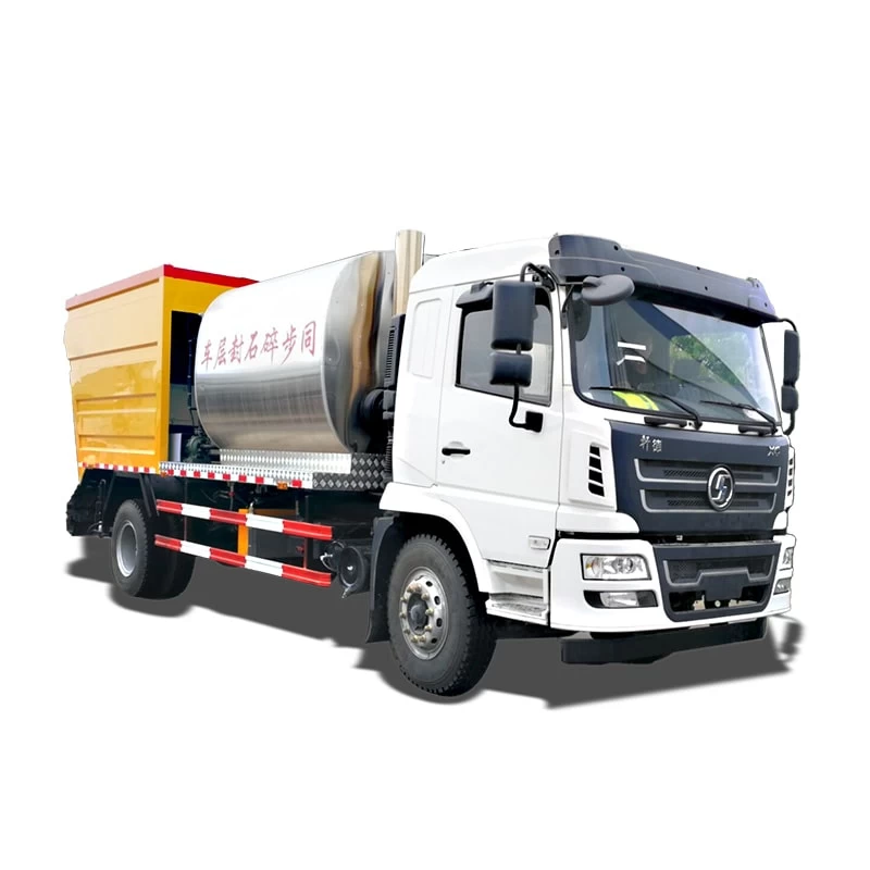 Shacman 4x2 gravel synchronous chip seal truck Thumbnail