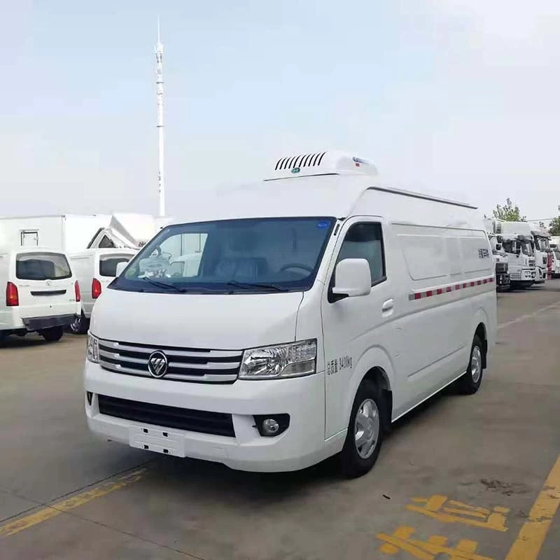 Foton mini refrigerated refrigerator freezer truck Oblique Front View