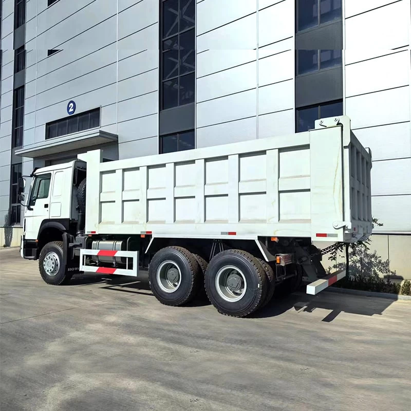 Brand new 6*4 10 wheel factory outlet used howo dump truck Oblique Back Plot
