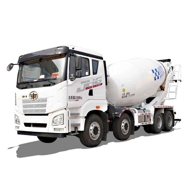 FAW 8*4 heavy duty mixer truck 10 m3 with speed control Thumbnail
