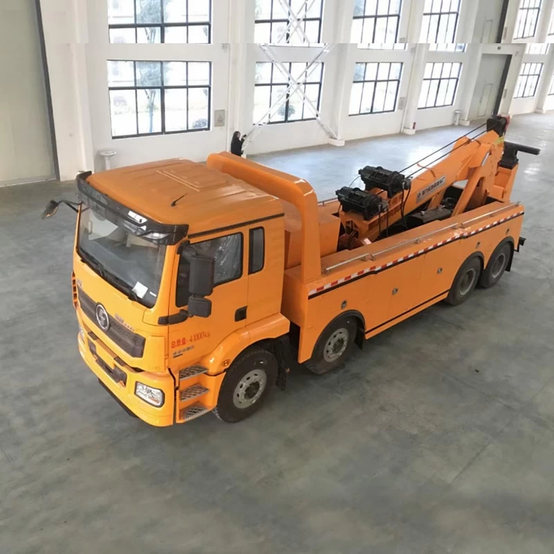 Shacman Heavy 8x4 Rotator Wrecker Truck 20Ton Towing Truck
Oblique Front View