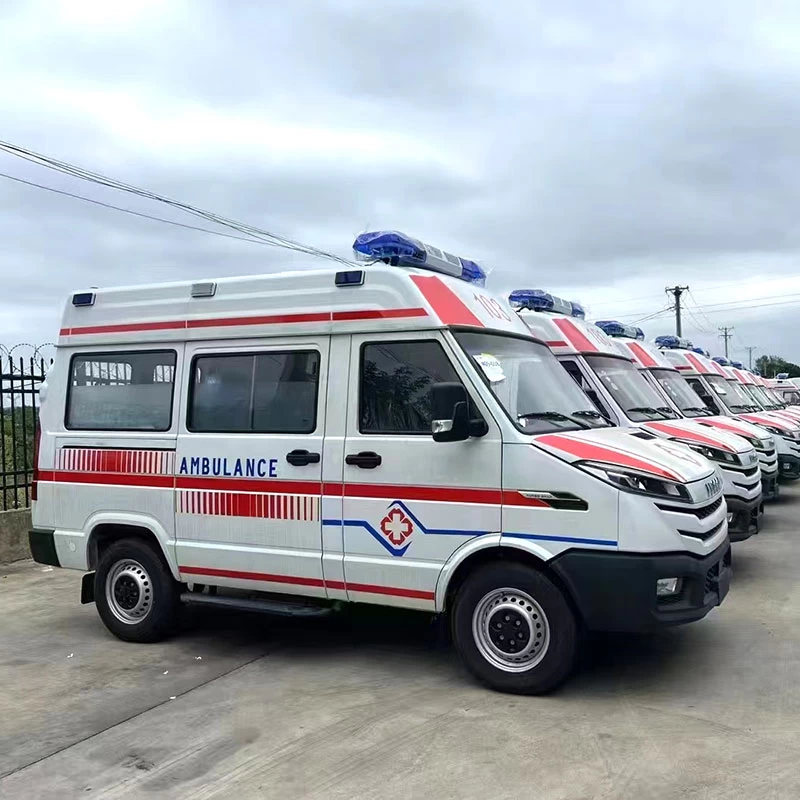Iveco Van Isolation Ambulance with Basic Devices Emergency
Oblique Front View