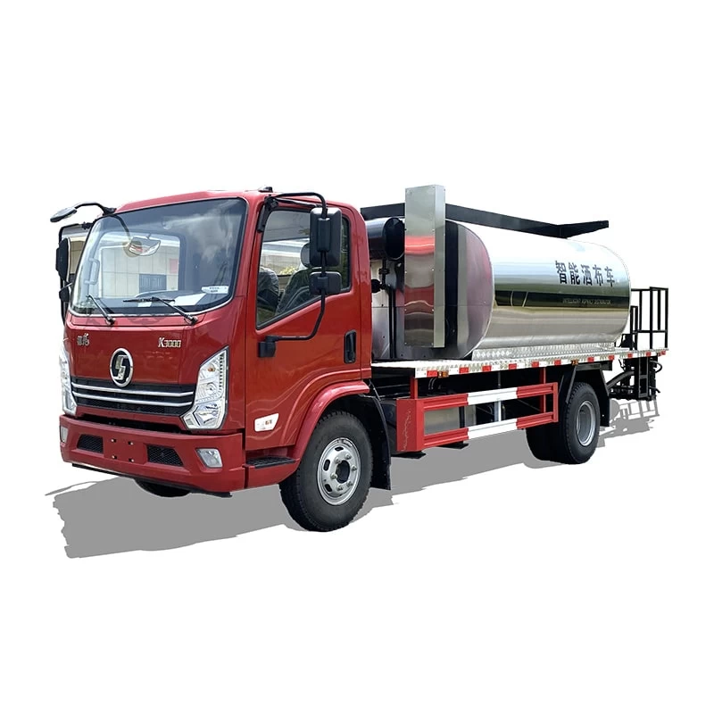 SHACMAN 8CBM intelligent road spraying asphalt truck Thumbnail 
