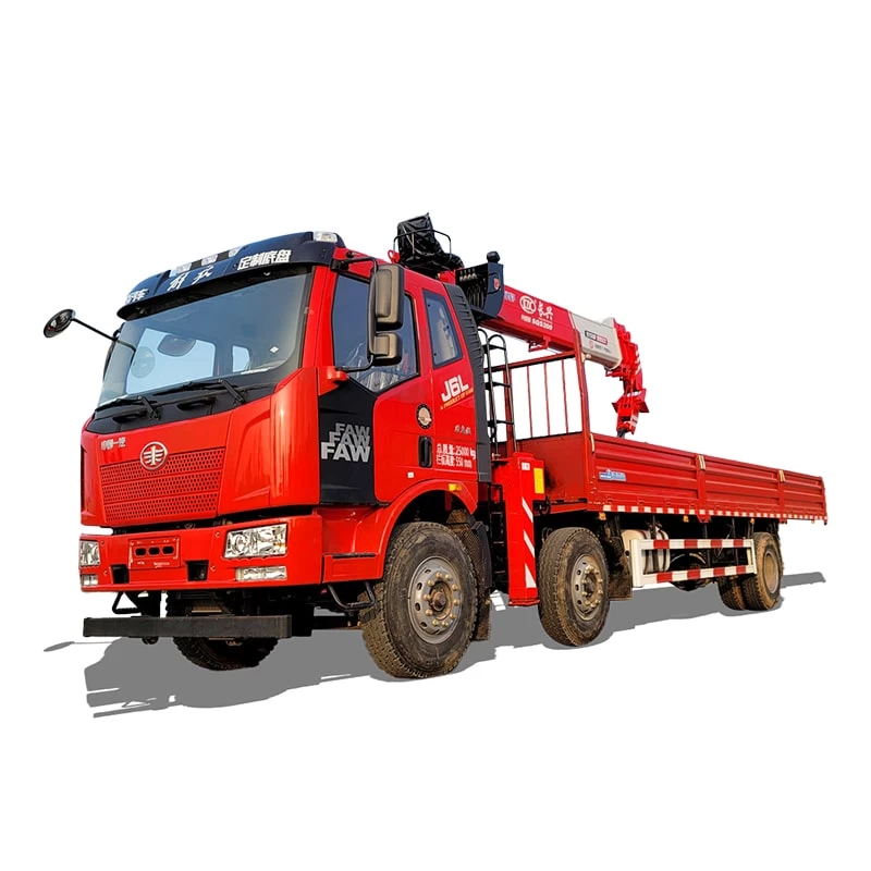 FAW 6*2 truck mounted with crane Detailed Diagram