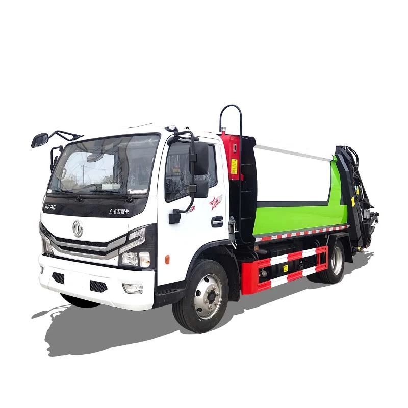 Dongfeng 6ton 9cbm Compressed Garbage Truck Thumbnail