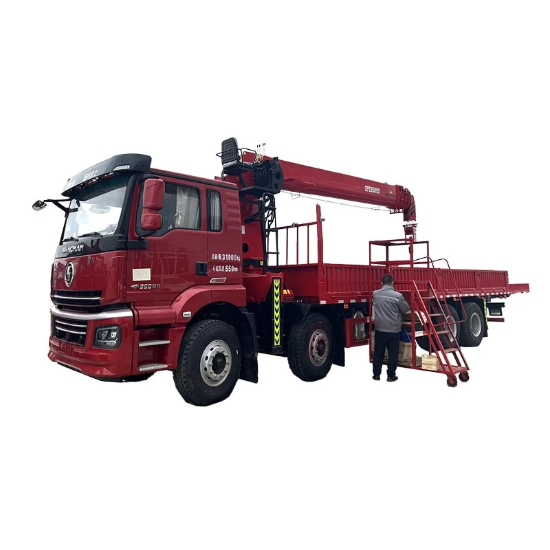Shacman 8x4 10 Ton 14 Ton Truck Mounted Cranefor Sale Thumbnail
