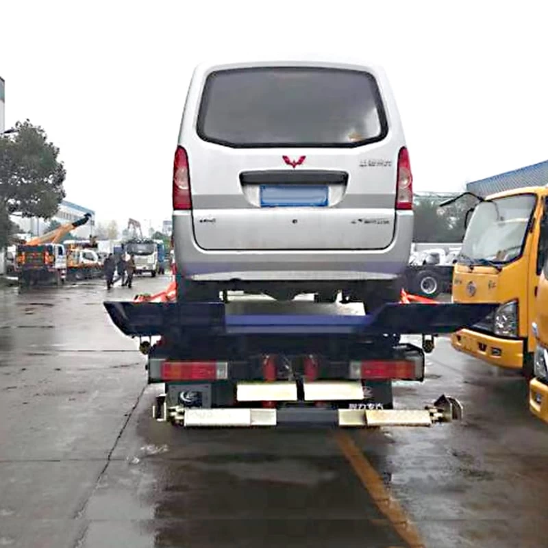 FAW 4x2 4 ton Wrecker tow Truck With Cheap Price Back Image