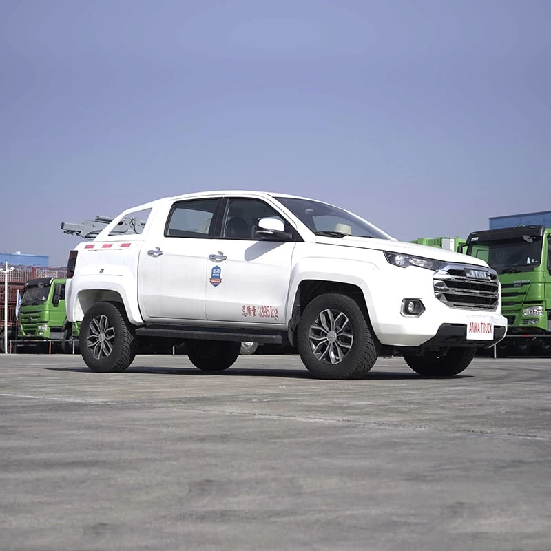 JMC underground parking pickup tow trucks wreckers Oblique Front View