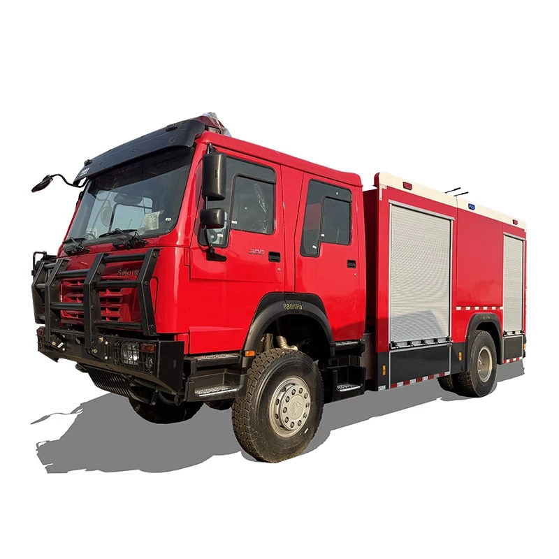 HOWO 4*4 new or used 8cbm specialized vehicle fire truck Thumbnail
