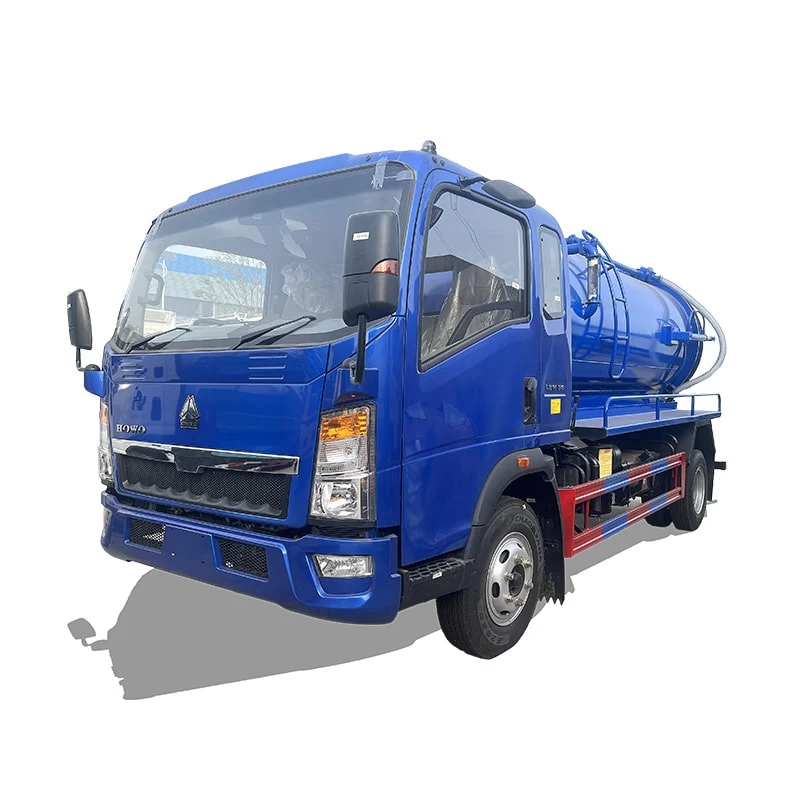 SINOTRUK 4*2 5 cubic vaccum fecal sewage suction truck Thumbnail
