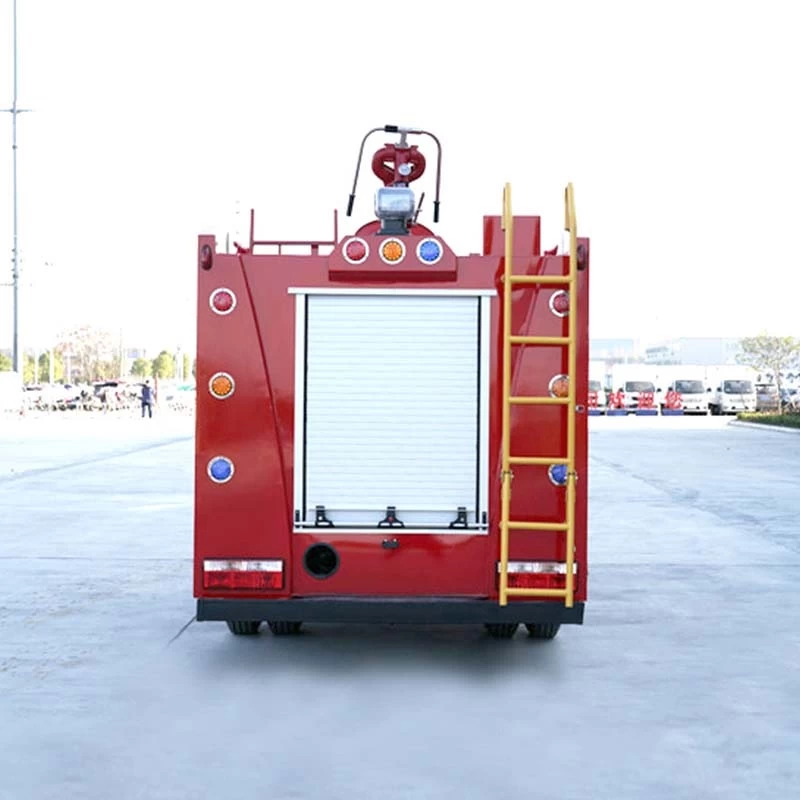 DongFeng 4x2 2000 Liters Fire Fighting Truck Back Image
