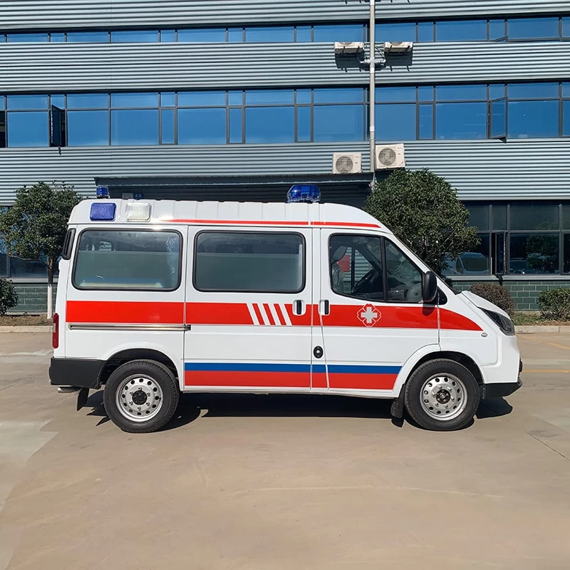 JMC 4*2 hospital disability transfer ambulance Front Side View