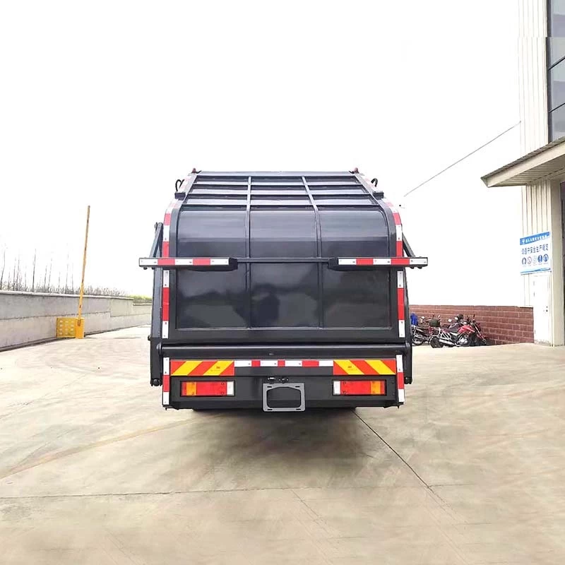 DongFeng 22cbm 6X4 Compressed Garbage Truck Back Image